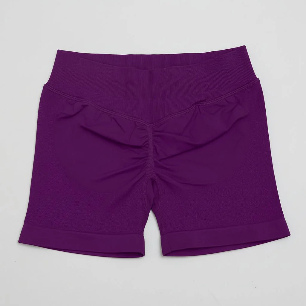 Women's Stretchy High Waist Yoga Gym Shorts