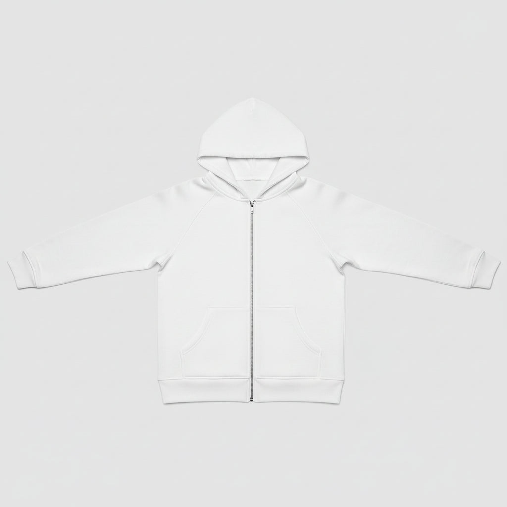 Women's Fit Zipper Hooded Sweatshirt Casual Jacket