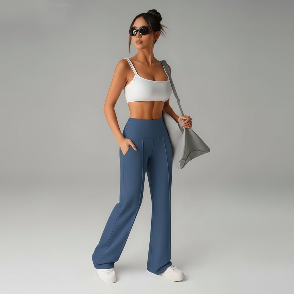 Comfy High Waist Loose Fit Women's Pants Multiple Colors