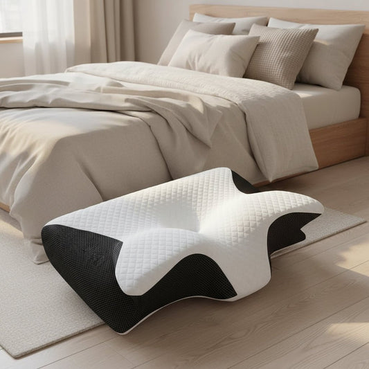 Contour Memory Foam Neck Support Pillow for Sleep - SweetyGem