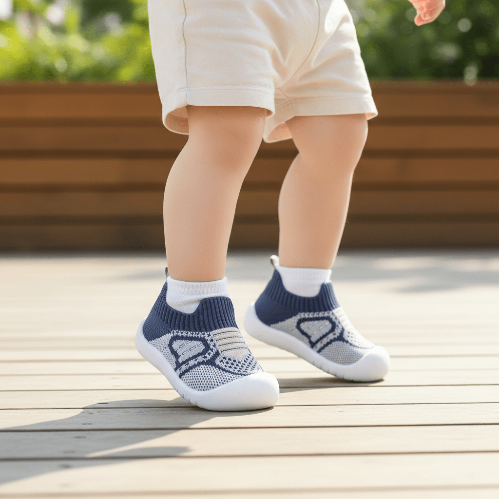 Cushioned Boys Girls Sneakers Grip Sole Active Shoes