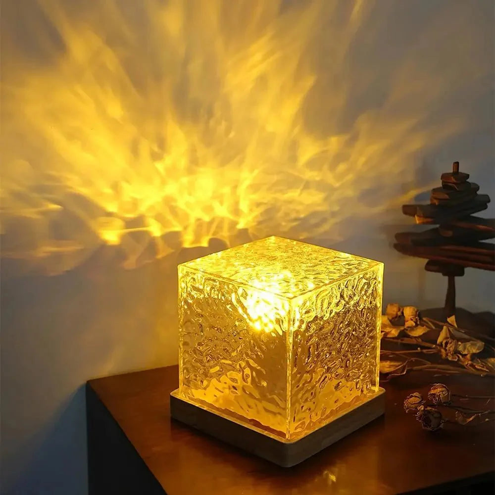 Colorful LED Desk Lamp with Changing Prism Effect - SweetyGem