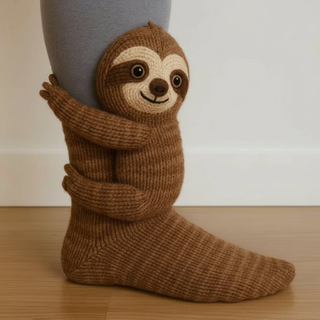 Cozy Animal Sock Slippers Soft Warm Grippy Footwear - SweetyGem