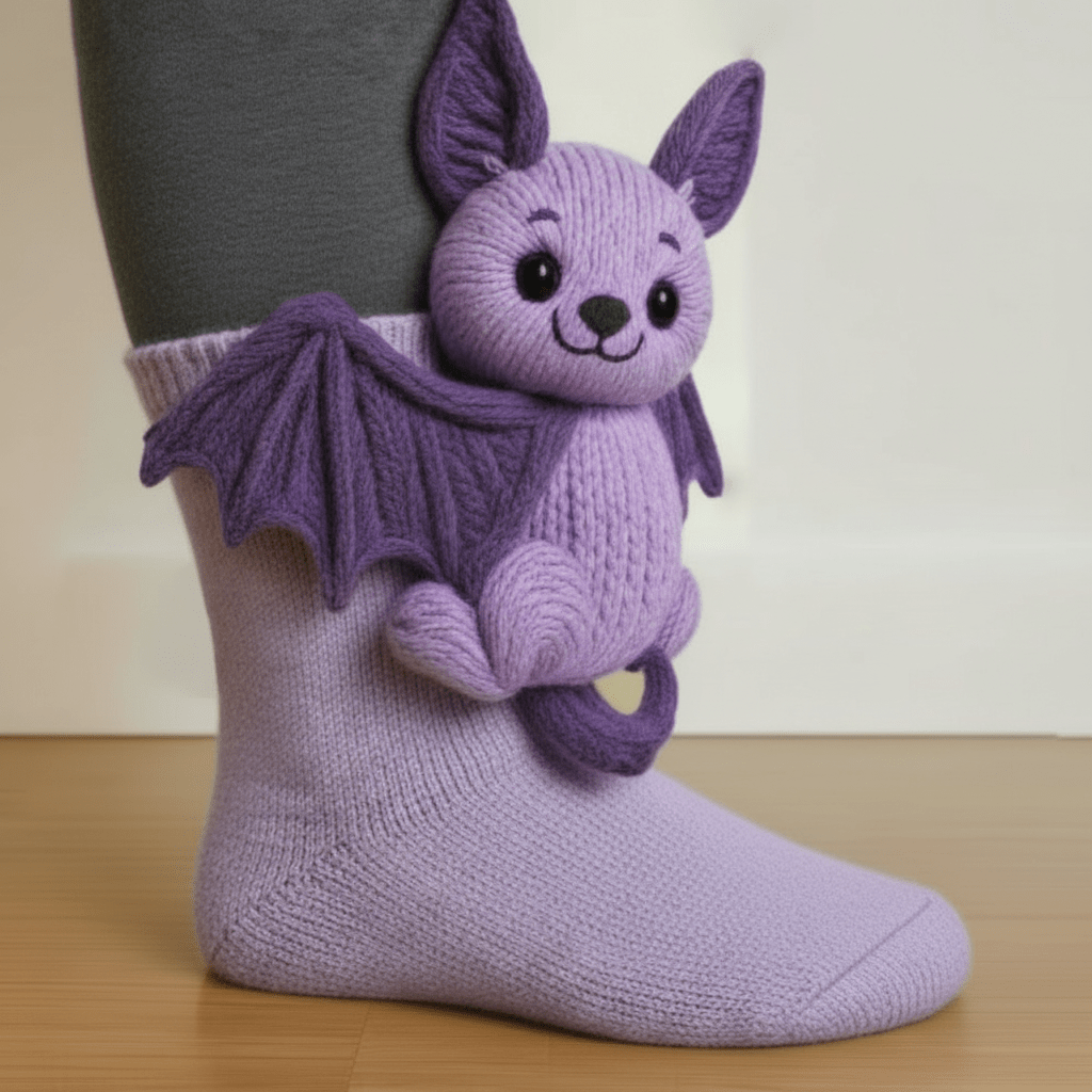 Cozy Animal Sock Slippers Soft Warm Grippy Footwear