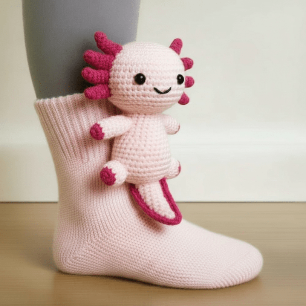 Cozy Animal Sock Slippers Soft Warm Grippy Footwear