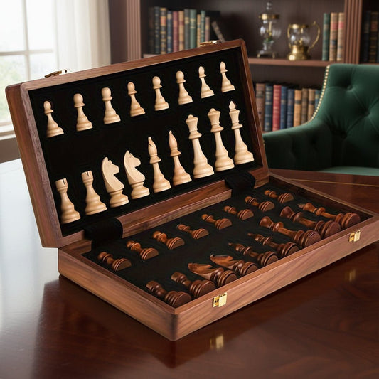 Traditional Wood Chess Board Game Set - SweetyGem