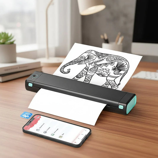 Compact Wireless Bluetooth Thermal Label Printer - SweetyGem