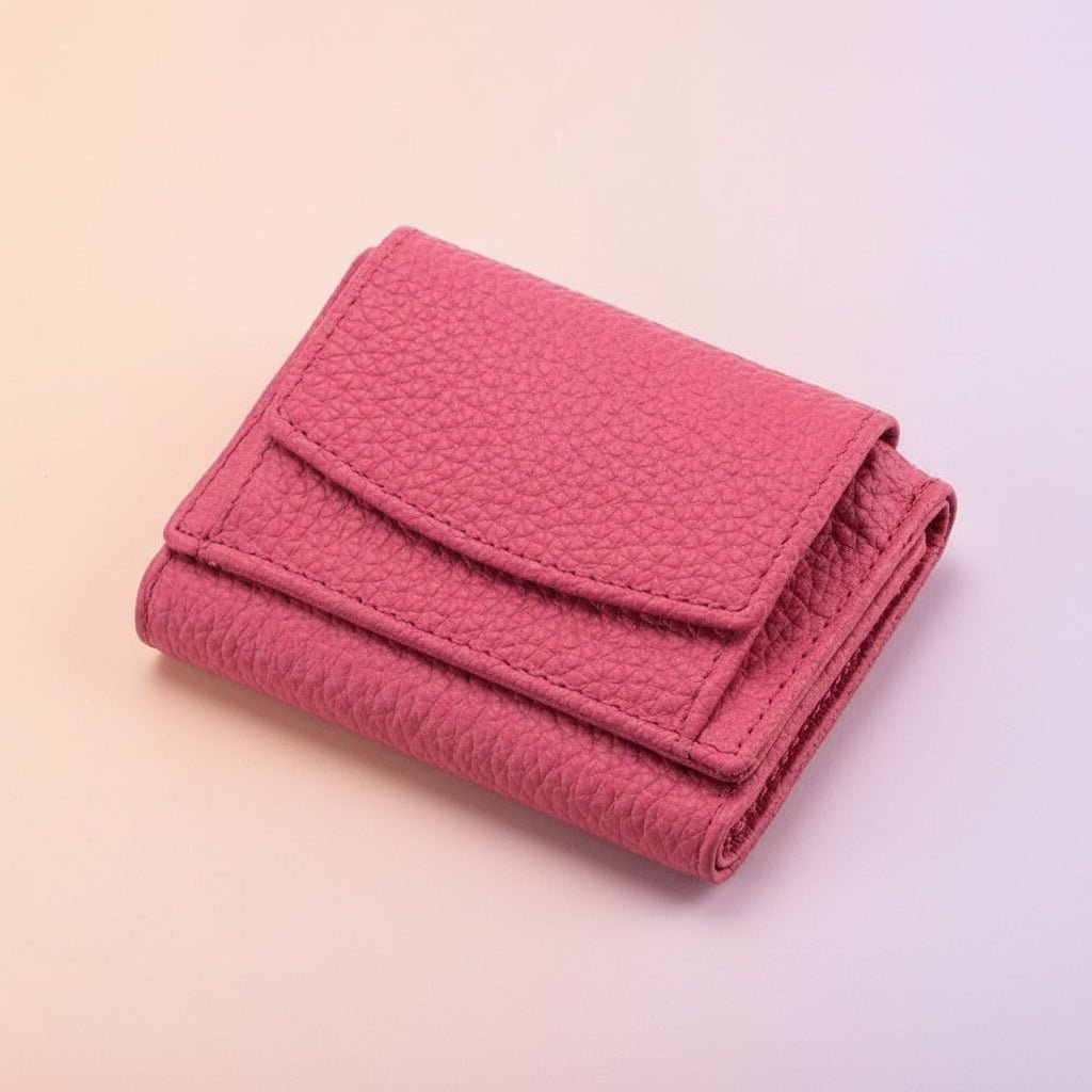 Slim Secure Trifold Wallet with Card and Coin Pouch