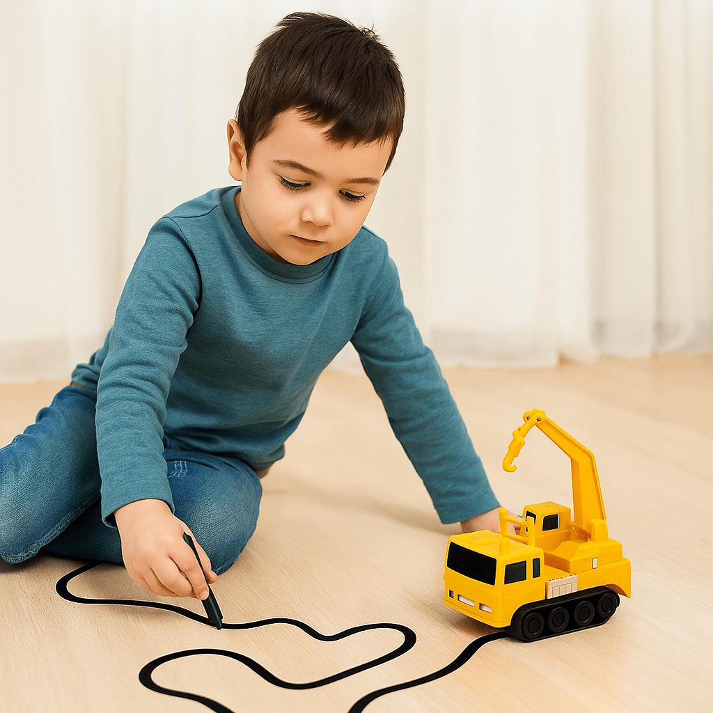 Fun Remote Control Line Tracker Toy Car for Kids - SweetyGem