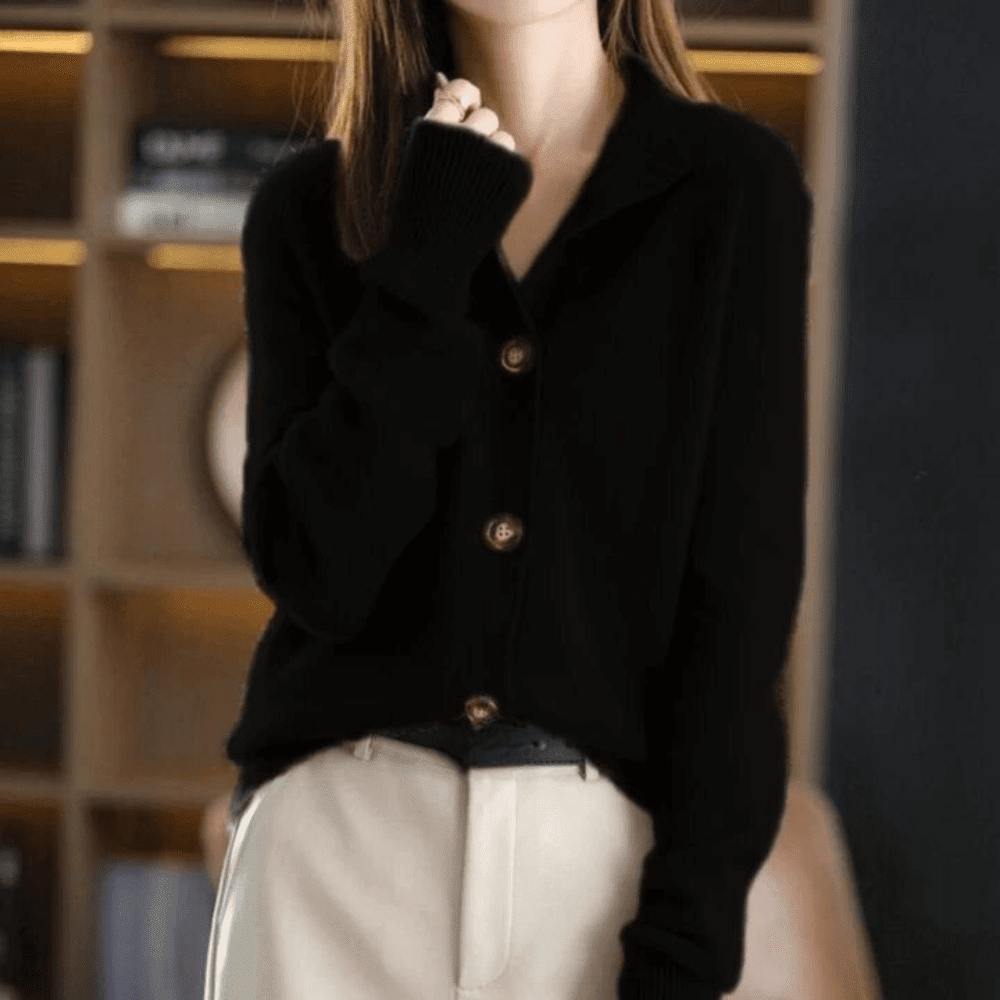 Soft Women's Knit Button Sweater for Fall