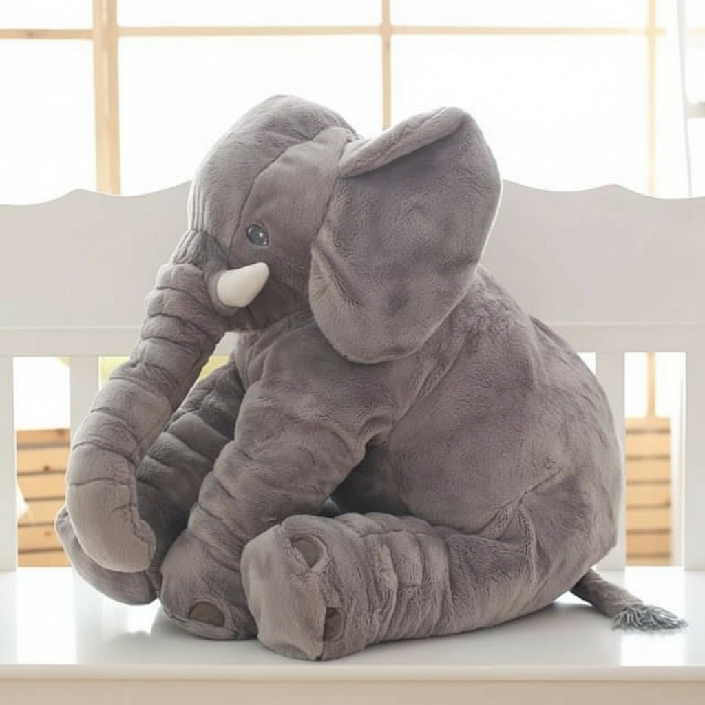 Snug Teddy Elephant Pillow for Kids Cuddly Toy - SweetyGem