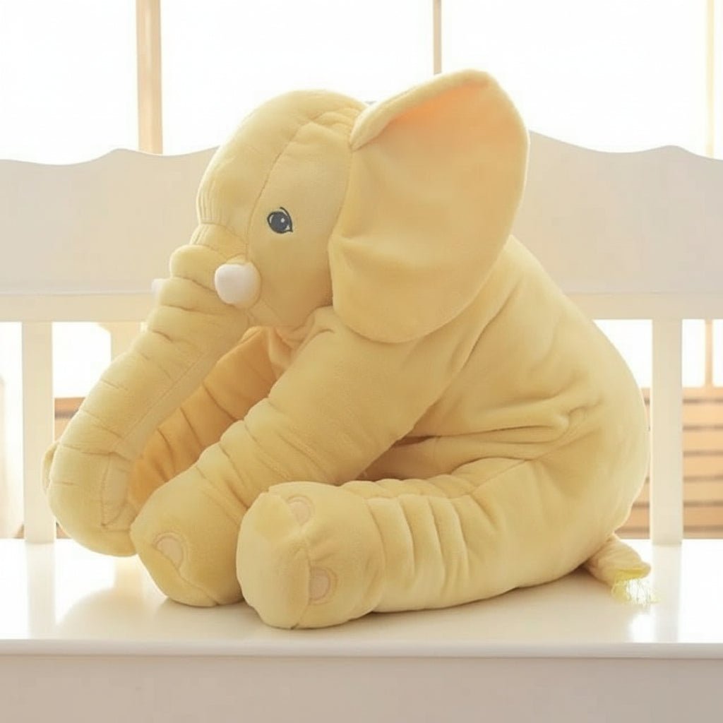 Snug Teddy Elephant Pillow for Kids Cuddly Toy