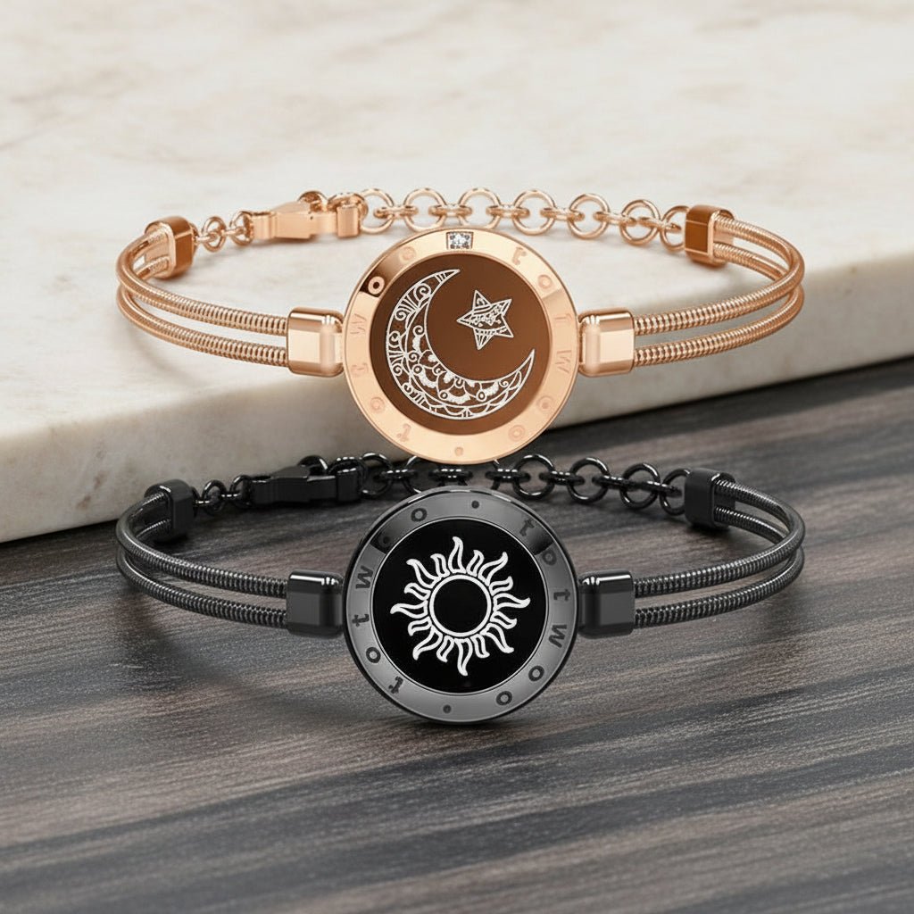 Love Token Pair Vibe Smart Stainless Steel Bracelets