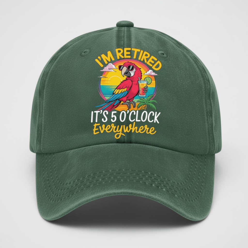 Casual Beach Parrot Baseball Cap with Sun Protection