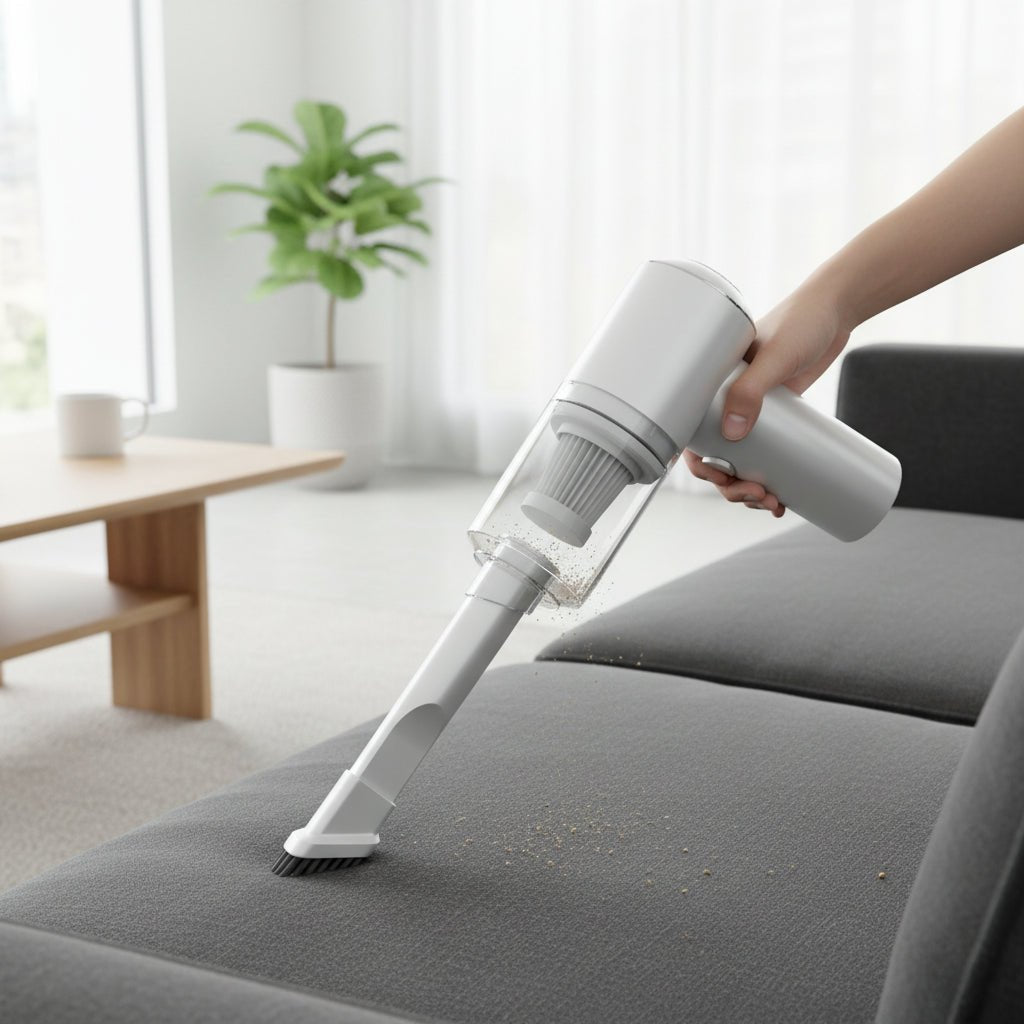 Portable Car Vacuum Cleaner Strong Suction Compact Design