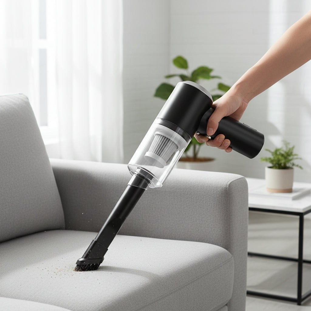 Portable Car Vacuum Cleaner Strong Suction Compact Design