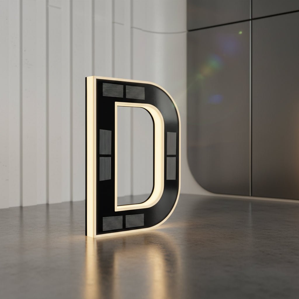 Bright LED Home Number Sign Outdoor Illuminated