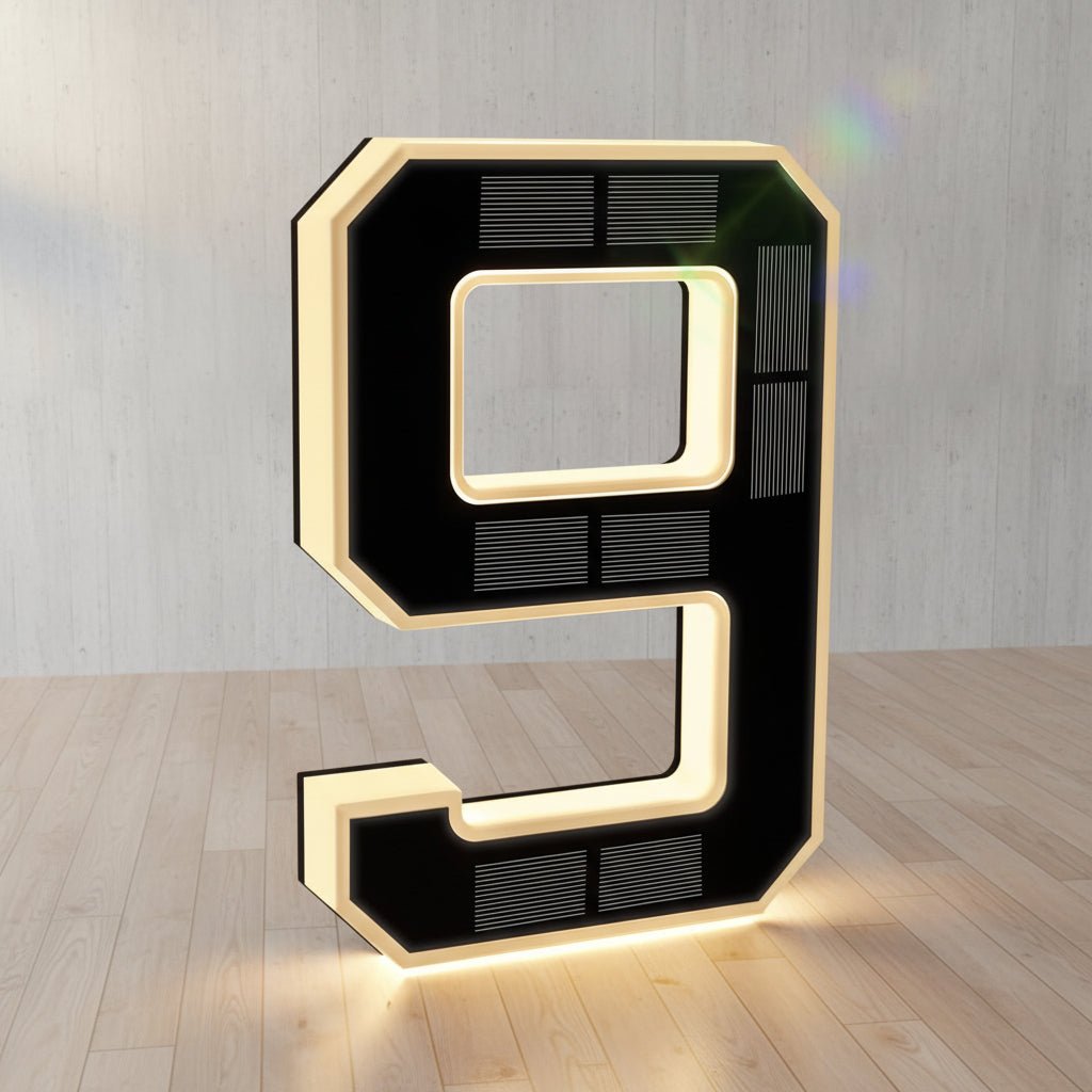 Bright LED Home Number Sign Outdoor Illuminated
