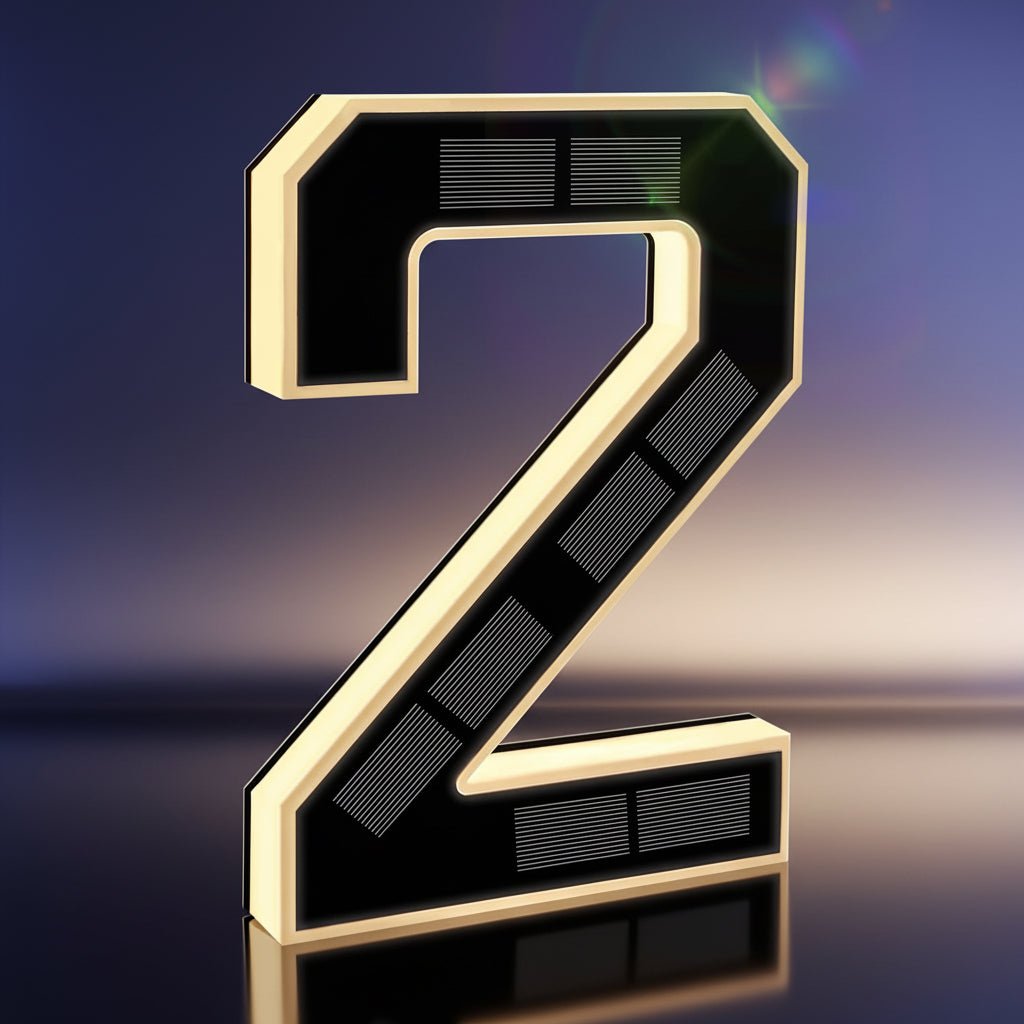 Bright LED Home Number Sign Outdoor Illuminated