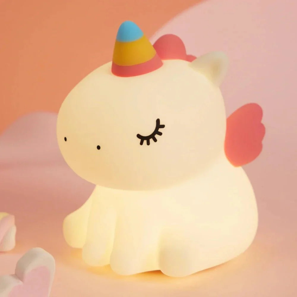 Soft Glow Portable Rechargeable Nightlight Lamp