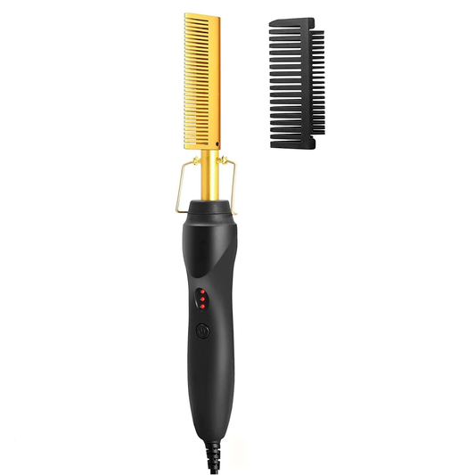 2 in 1 Hot Brush Hair Straightener