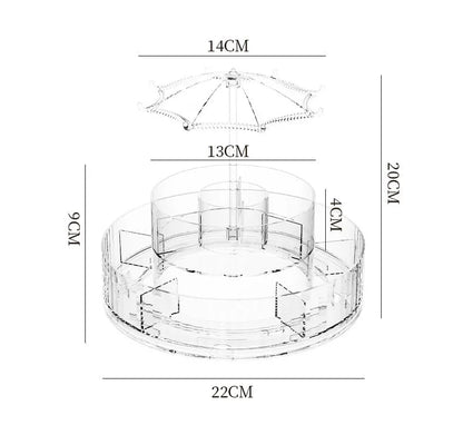 Acrylic Rotating Makeup Organizer