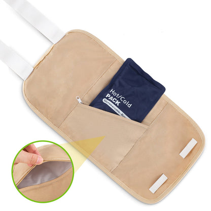 Castor Oil Pack Wrap with Elastic Straps
