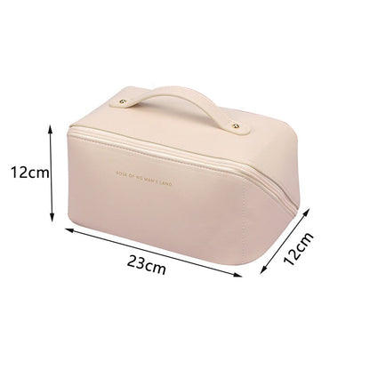 Faux Leather Cosmetic Bag Makeup for Travel