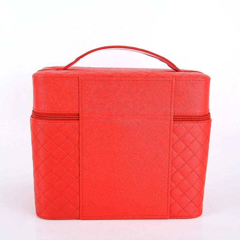 Portable Multi-Layer Makeup Storage Box
