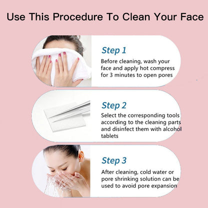 Professional Stainless Steel Blackhead Removal Tools Ultra-fine Tweezers